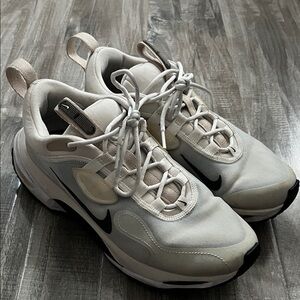 Nike Beige and Black Athletic Shoes